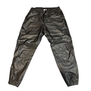 Altar'd State Women's Black Jogger Pants Size L‎ Elastic Cuffs Casual